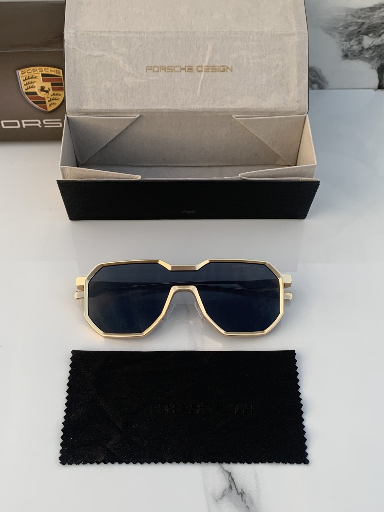 Porsche design 98145 gold black