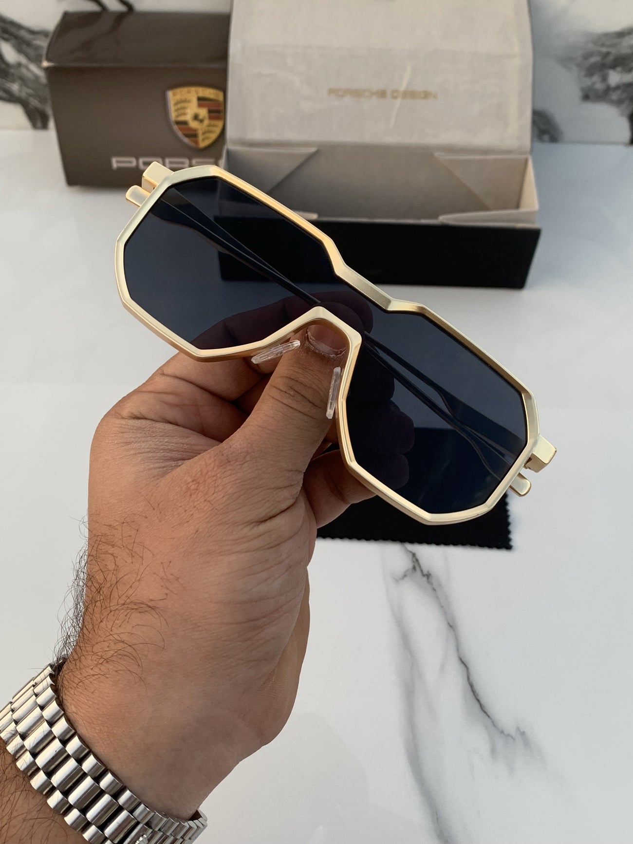 Porsche design 98145 gold black