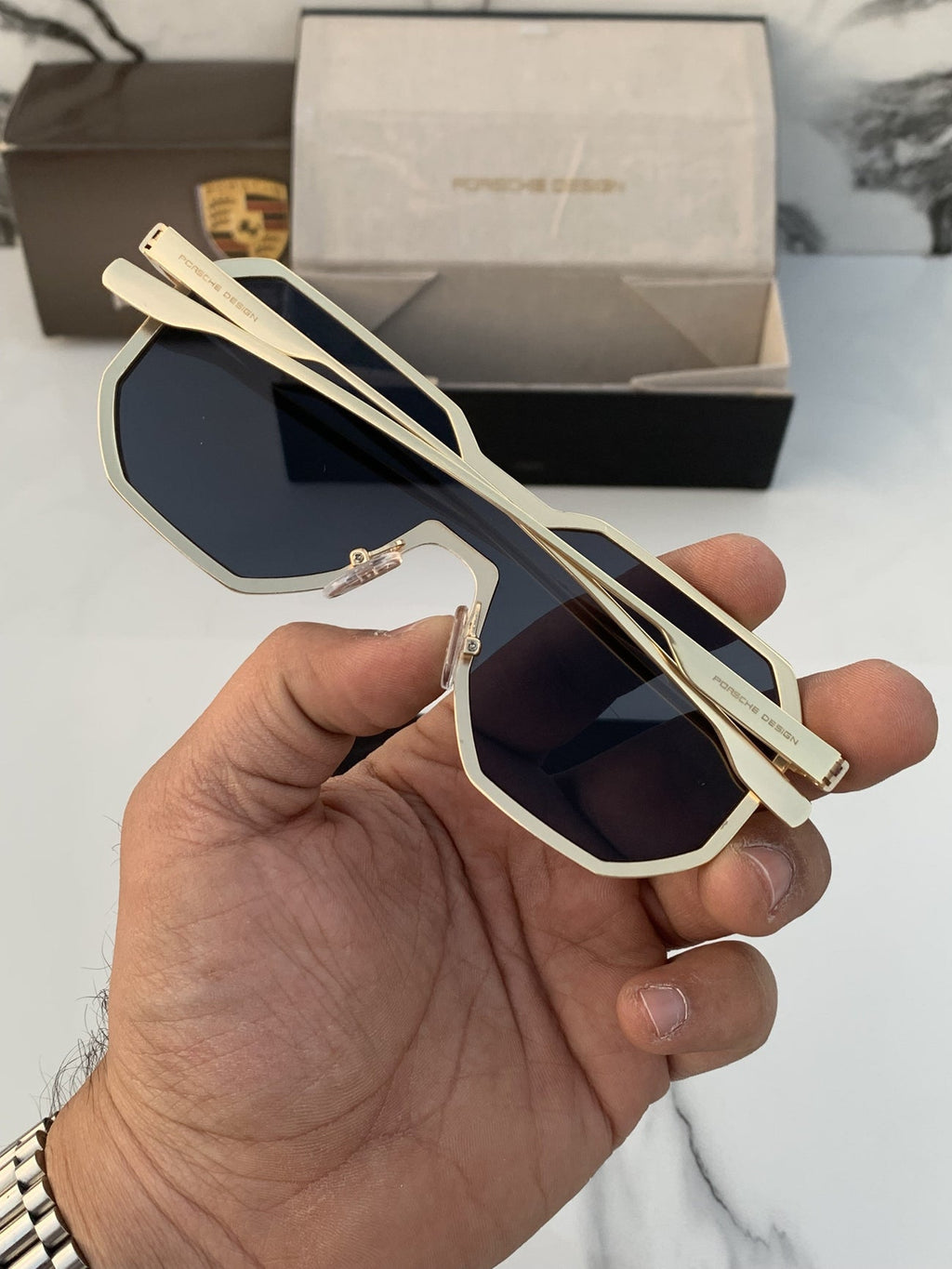 Porsche design 98145 gold black