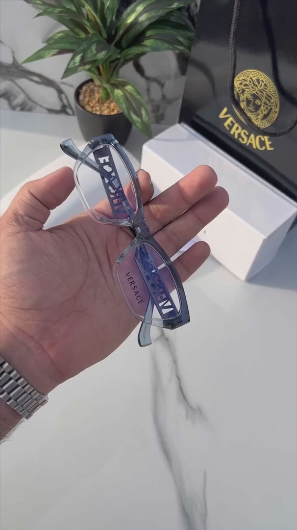 Versace 2625 transparent blue
