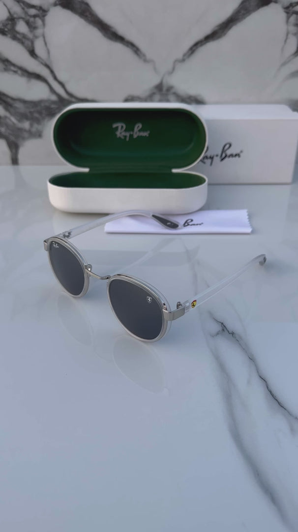 Rayban 3705 white black